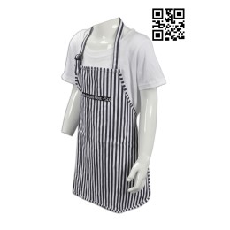AP072 design stripe fashion apron tailor made apron catering tailor made uniform company  monogrammed aprons  linen cross back apron AP072 design stripe fashion apron tailor made apron catering tailor made uniform company  monogrammed aprons  linen cross back apron